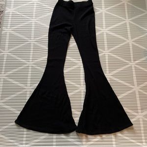 Free People Beach Flare Pants Ribbed Knit Small